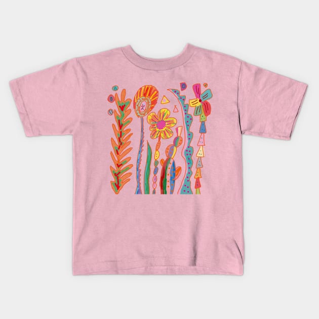 Cacti Kids T-Shirt by EunsooLee